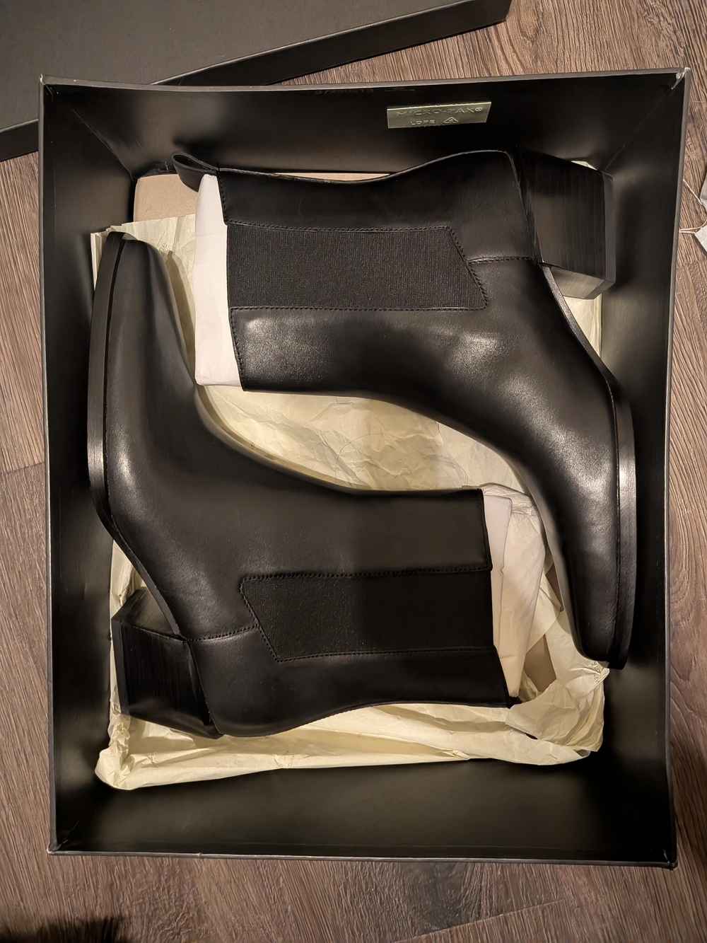 Rag & Bone Women's Black Leather Joni Chelsea Boots 41/11 Like New DEAL! - Picture 11 of 16